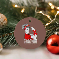 Stroke Survivor Unbreakable Ceramic Ornament Stroke Awareness Gift