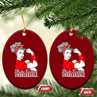 Stroke Survivor Unbreakable Ceramic Ornament Stroke Awareness Gift