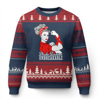 Stroke Survivor Unbreakable Ugly Christmas Sweater Stroke Awareness Gift