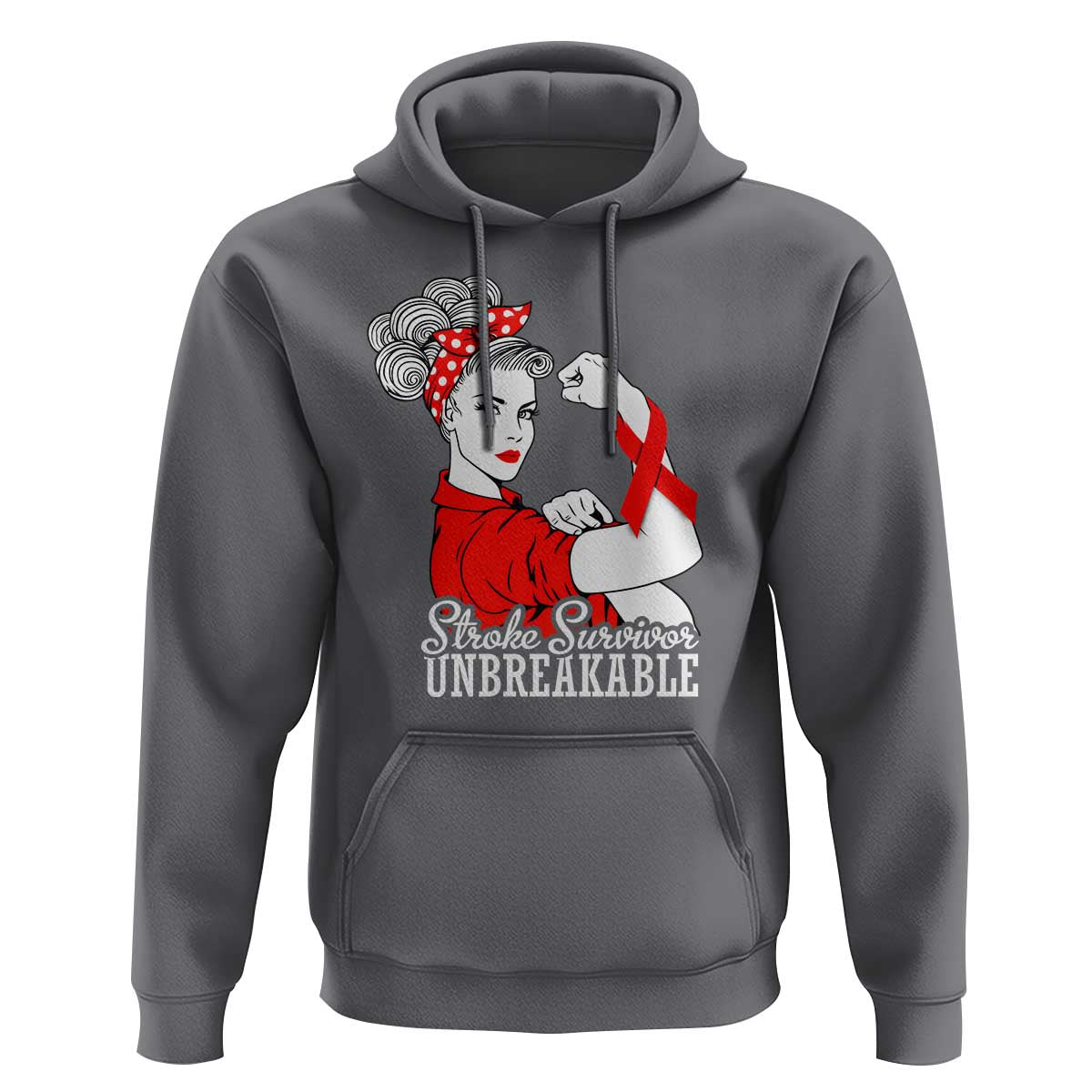 Stroke Survivor Unbreakable Hoodie Stroke Awareness Gift