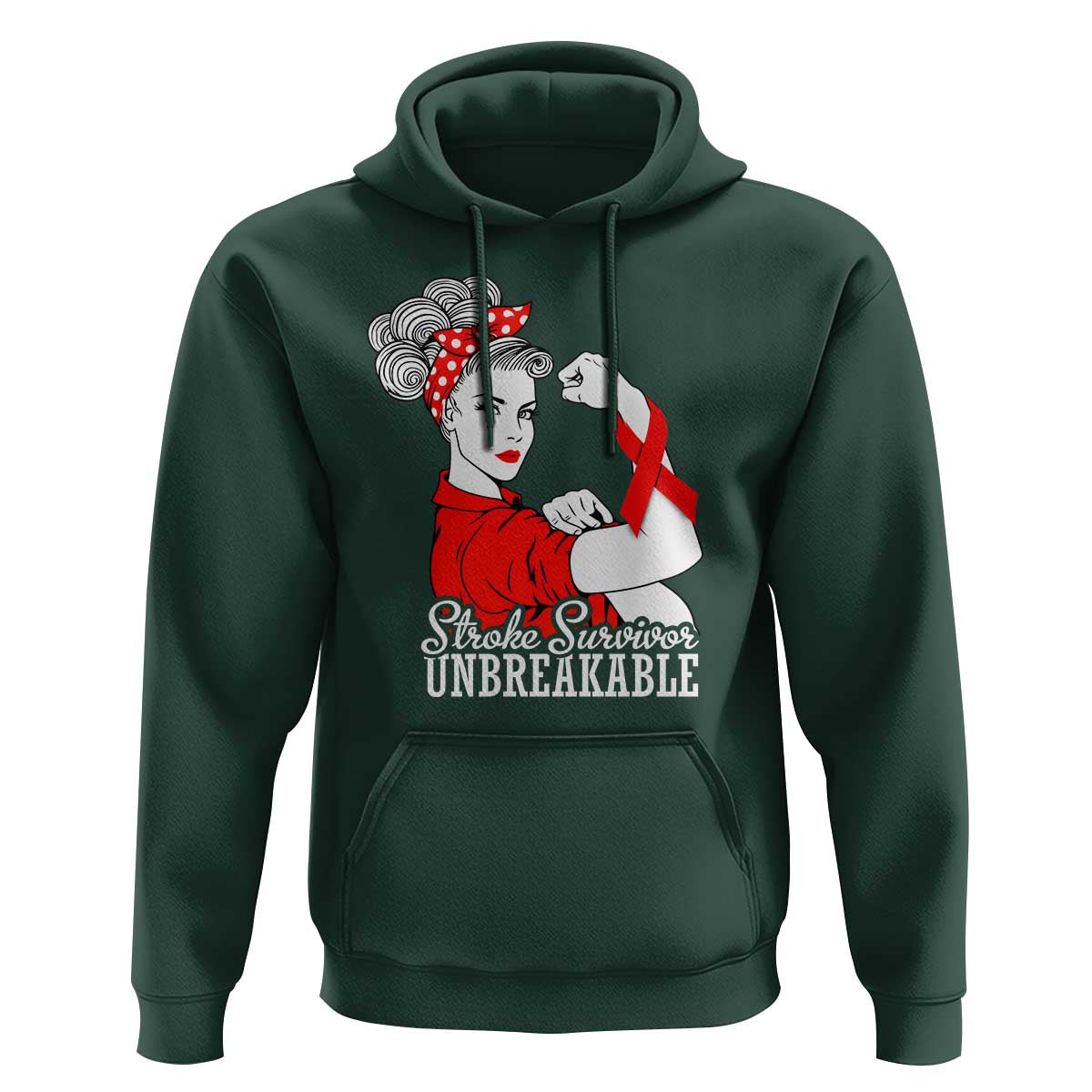 Stroke Survivor Unbreakable Hoodie Stroke Awareness Gift