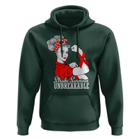 Stroke Survivor Unbreakable Hoodie Stroke Awareness Gift