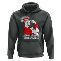Stroke Survivor Unbreakable Hoodie Stroke Awareness Gift