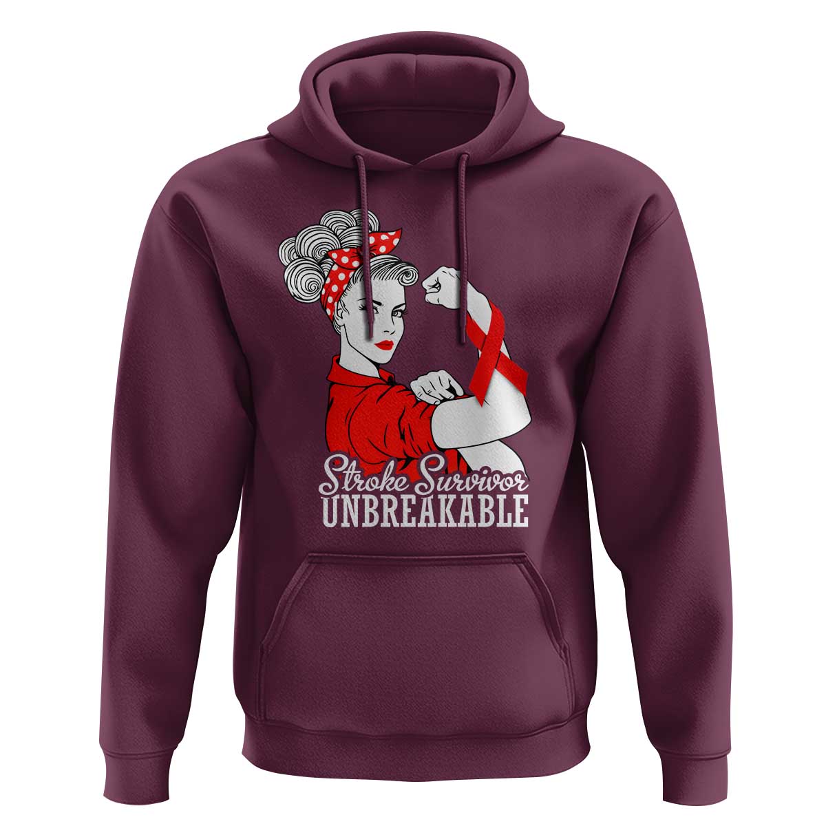 Stroke Survivor Unbreakable Hoodie Stroke Awareness Gift