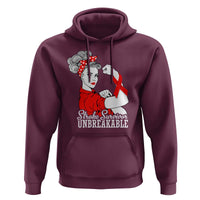 Stroke Survivor Unbreakable Hoodie Stroke Awareness Gift