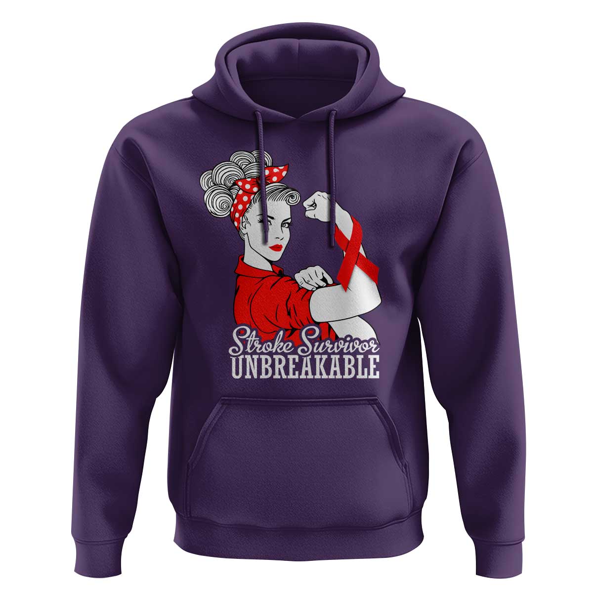 Stroke Survivor Unbreakable Hoodie Stroke Awareness Gift