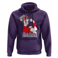 Stroke Survivor Unbreakable Hoodie Stroke Awareness Gift