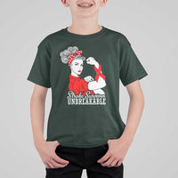Stroke Survivor Unbreakable T Shirt For Kid Stroke Awareness Gift