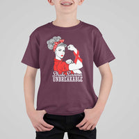 Stroke Survivor Unbreakable T Shirt For Kid Stroke Awareness Gift