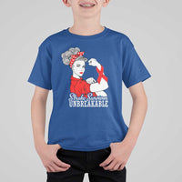 Stroke Survivor Unbreakable T Shirt For Kid Stroke Awareness Gift