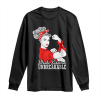 Stroke Survivor Unbreakable Long Sleeve Shirt Stroke Awareness Gift