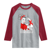Stroke Survivor Unbreakable Raglan Shirt Stroke Awareness Gift