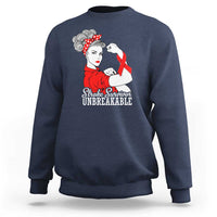 Stroke Survivor Unbreakable Sweatshirt Stroke Awareness Gift