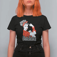 Stroke Survivor Unbreakable T Shirt For Women Stroke Awareness Gift