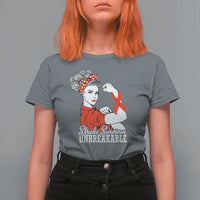 Stroke Survivor Unbreakable T Shirt For Women Stroke Awareness Gift
