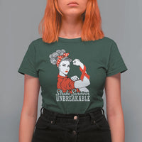 Stroke Survivor Unbreakable T Shirt For Women Stroke Awareness Gift
