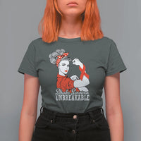 Stroke Survivor Unbreakable T Shirt For Women Stroke Awareness Gift