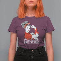 Stroke Survivor Unbreakable T Shirt For Women Stroke Awareness Gift