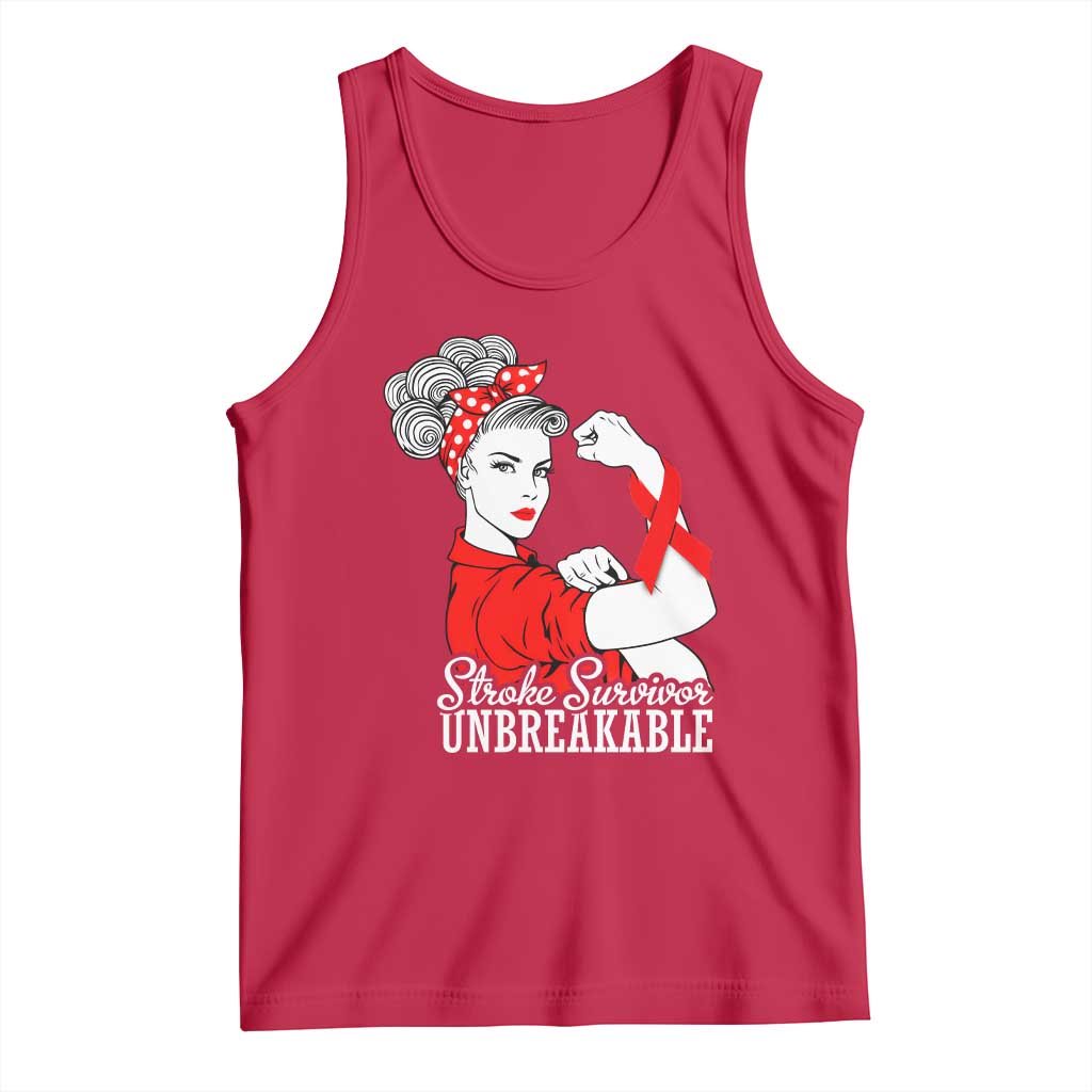 Stroke Survivor Unbreakable Tank Top Stroke Awareness Gift