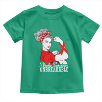 Stroke Survivor Unbreakable Toddler T Shirt Stroke Awareness Gift