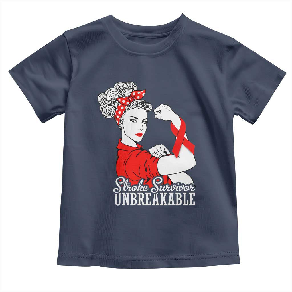 Stroke Survivor Unbreakable Toddler T Shirt Stroke Awareness Gift
