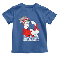 Stroke Survivor Unbreakable Toddler T Shirt Stroke Awareness Gift