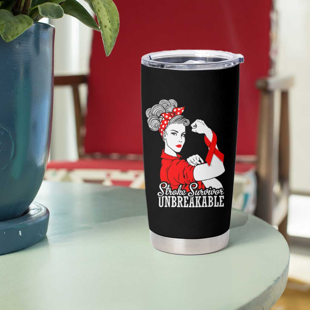 Stroke Survivor Unbreakable Tumbler Cup Stroke Awareness Gift