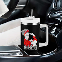 Stroke Survivor Unbreakable Tumbler With Handle Stroke Awareness Gift