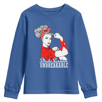 Stroke Survivor Unbreakable Youth Sweatshirt Stroke Awareness Gift