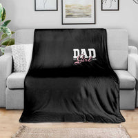 Dad Girl 2026 Throw Blanket Soon to Be Daddy of Baby Girl