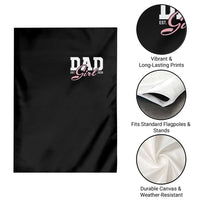 Dad Girl 2026 Garden Flag Soon to Be Daddy of Baby Girl