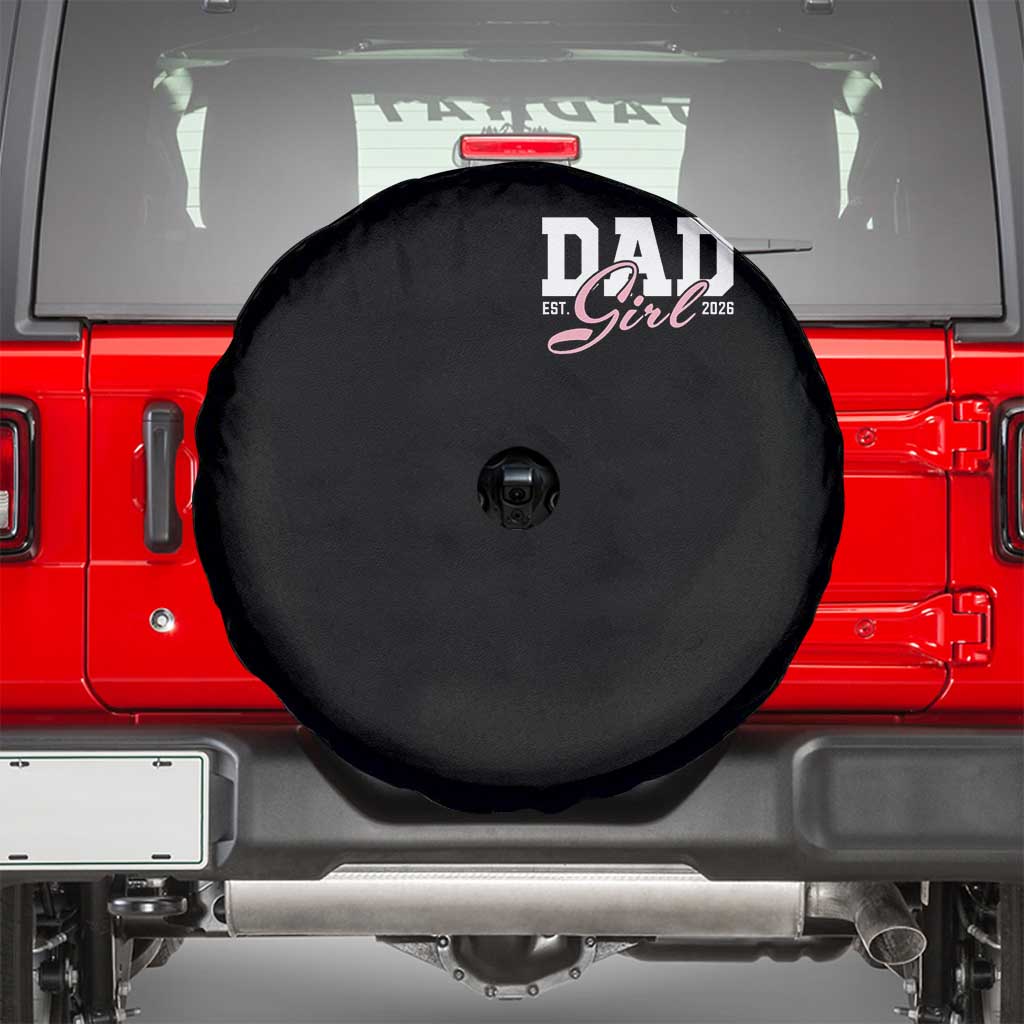 Dad Girl 2026 Spare Tire Cover Soon to Be Daddy of Baby Girl