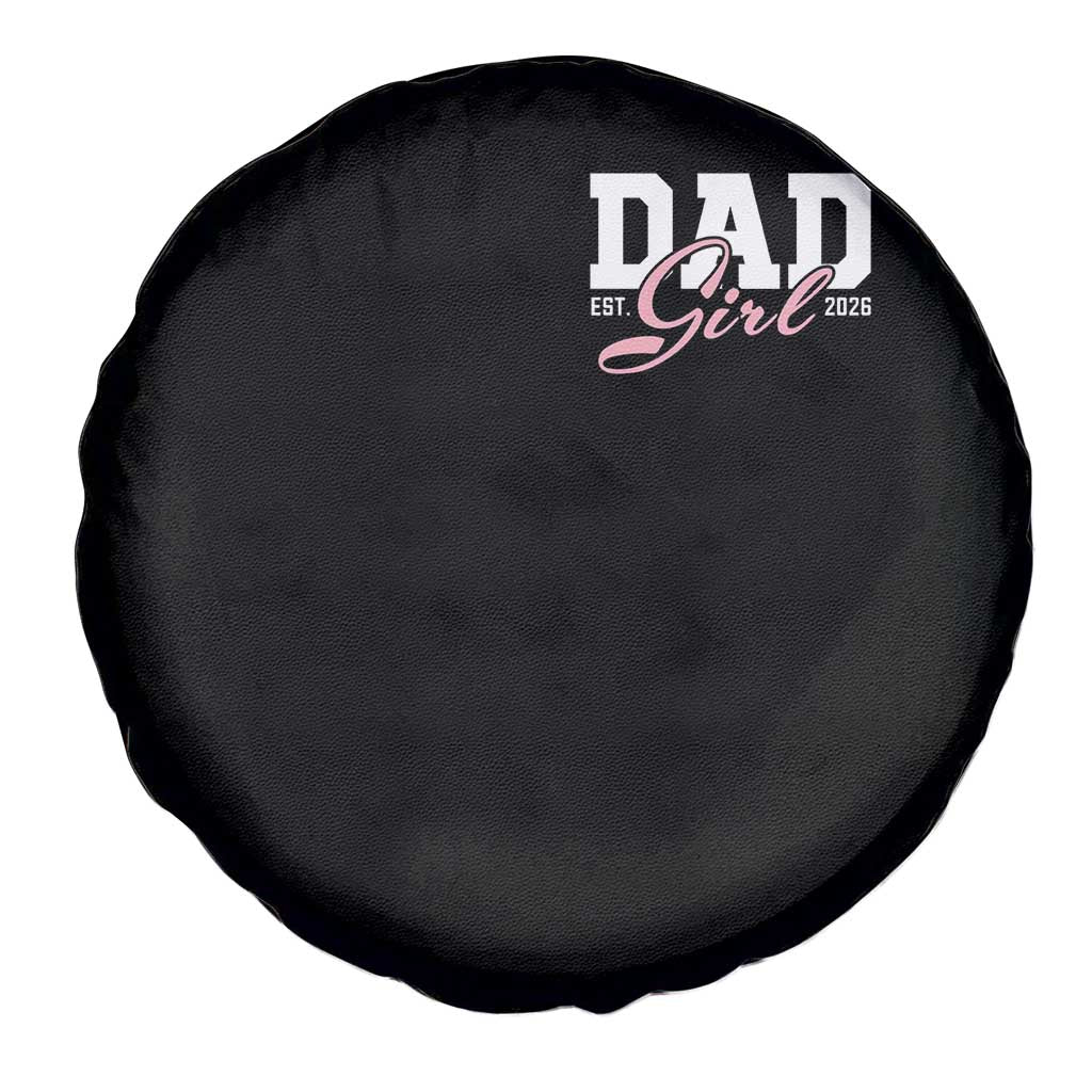 Dad Girl 2026 Spare Tire Cover Soon to Be Daddy of Baby Girl