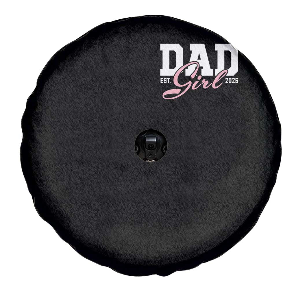 Dad Girl 2026 Spare Tire Cover Soon to Be Daddy of Baby Girl
