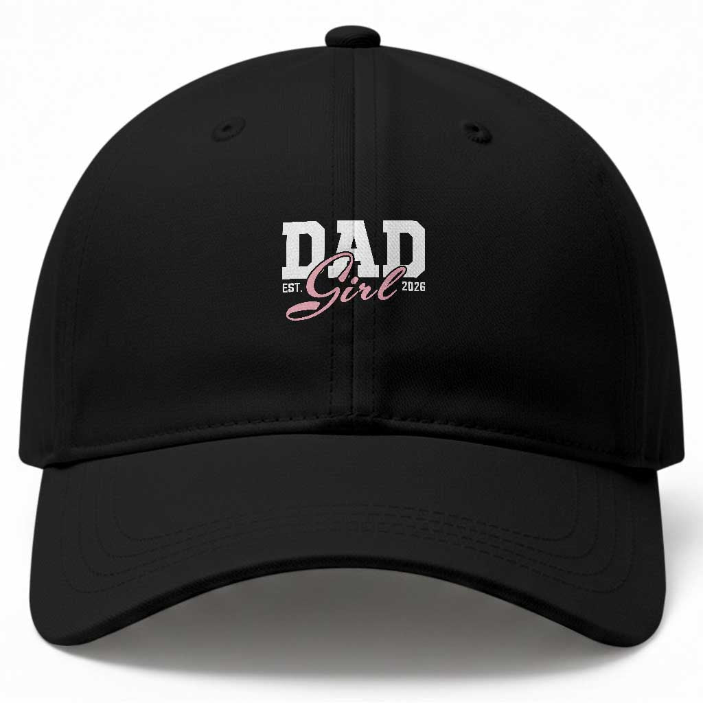 Dad Girl 2026 Baseball Cap Soon to Be Daddy of Baby Girl