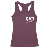 Dad Girl 2026 Racerback Tank Top Soon to Be Daddy of Baby Girl