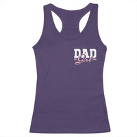 Dad Girl 2026 Racerback Tank Top Soon to Be Daddy of Baby Girl