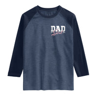 Dad Girl 2026 Raglan Shirt Soon to Be Daddy of Baby Girl