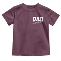 Dad Girl 2026 Toddler T Shirt Soon to Be Daddy of Baby Girl