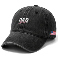 Dad Girl 2026 Washed Cotton Baseball Cap Soon to Be Daddy of Baby Girl