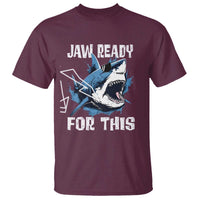 Funny Shark Lover T Shirt Jaw Ready For This Ocean Wildlife - Wonder Print Shop