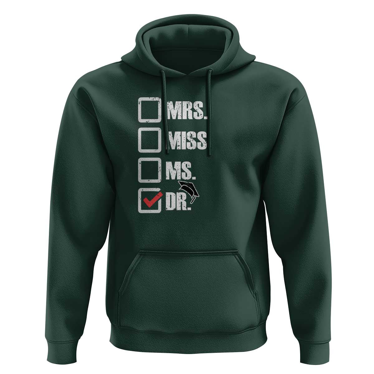 Funny Doctorate Graduation Hoodie Mrs Miss Miss Dr EdD Doctor of Education - Wonder Print Shop