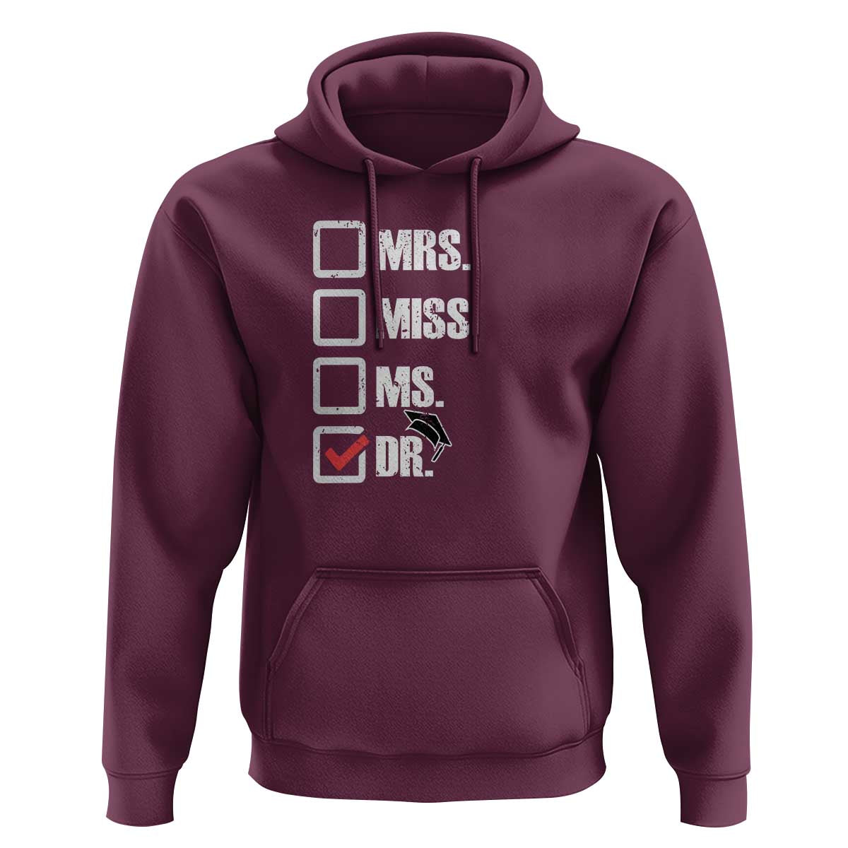 Funny Doctorate Graduation Hoodie Mrs Miss Miss Dr EdD Doctor of Education - Wonder Print Shop