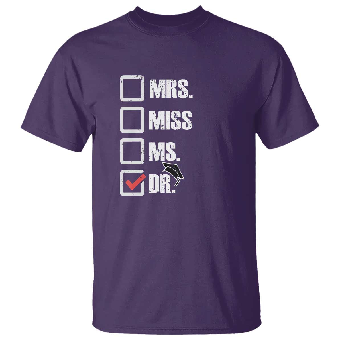 Funny Doctorate Graduation T Shirt Mrs Miss Miss Dr EdD Doctor of Education - Wonder Print Shop