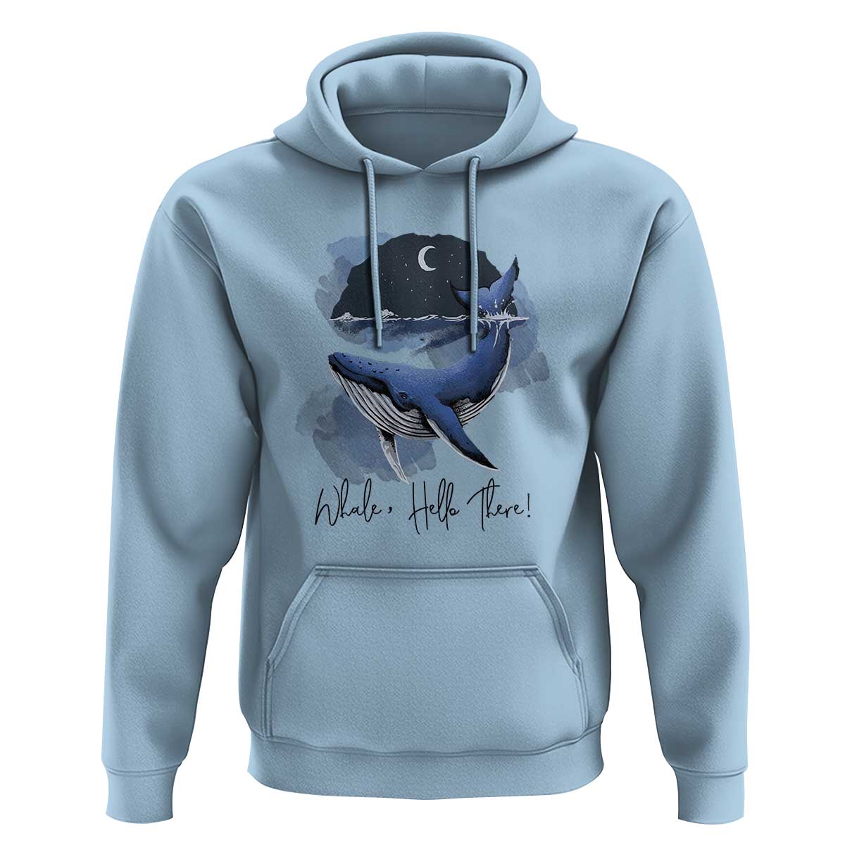 52-Hertz Whale Lover Hoodie Hello There Marine Biologist - Wonder Print Shop