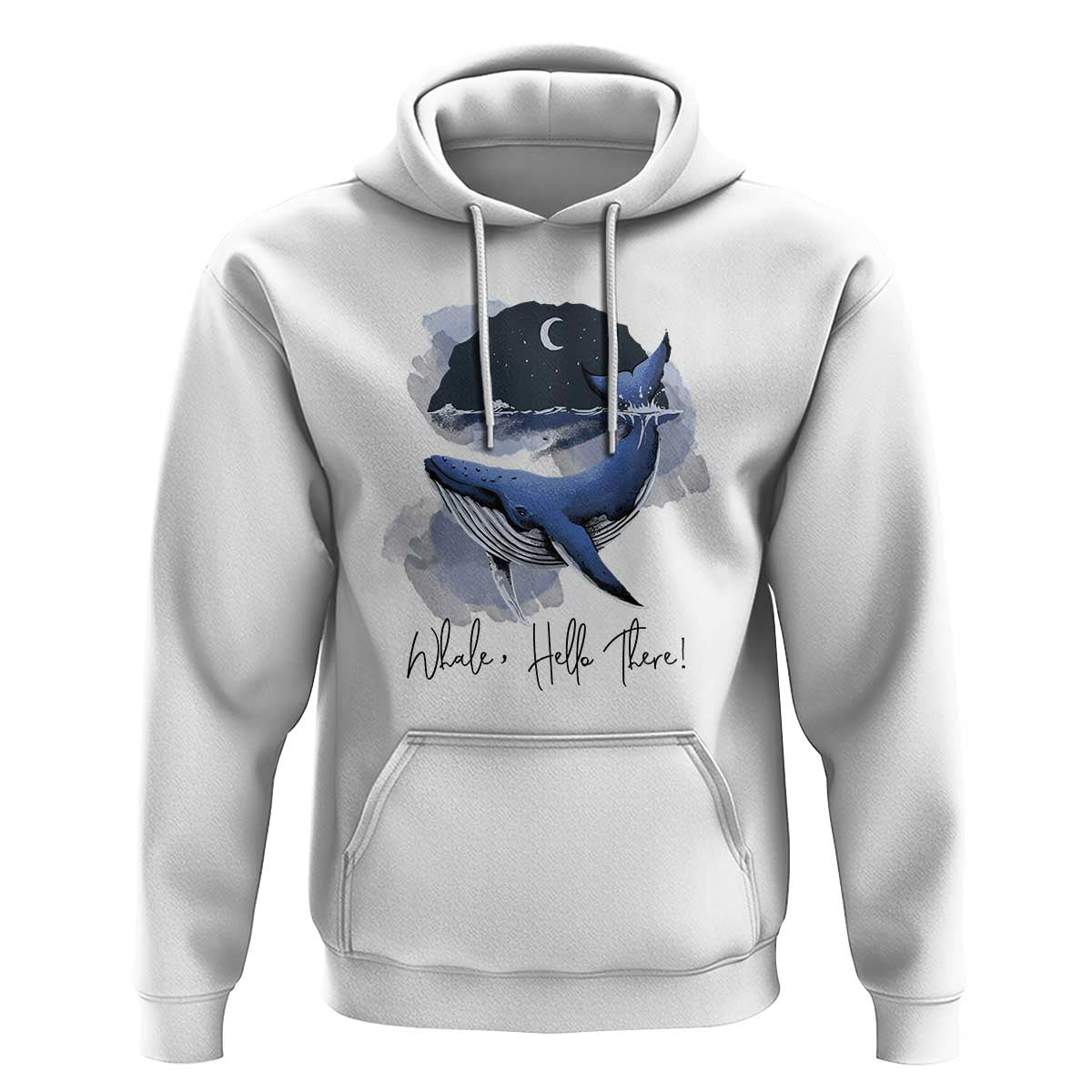 52-Hertz Whale Lover Hoodie Hello There Marine Biologist - Wonder Print Shop