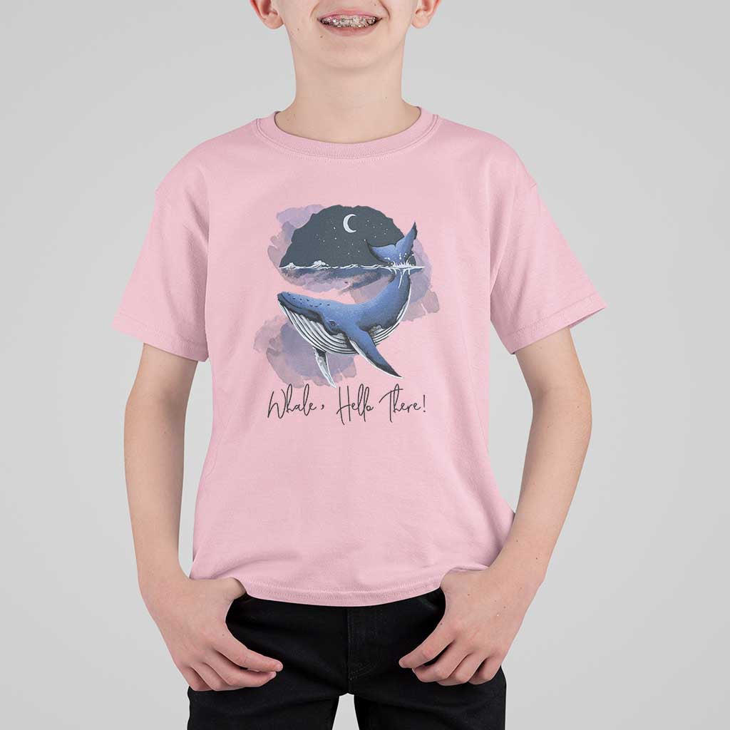 52-Hertz Whale Lover T Shirt For Kid Hello There Marine Biologist - Wonder Print Shop