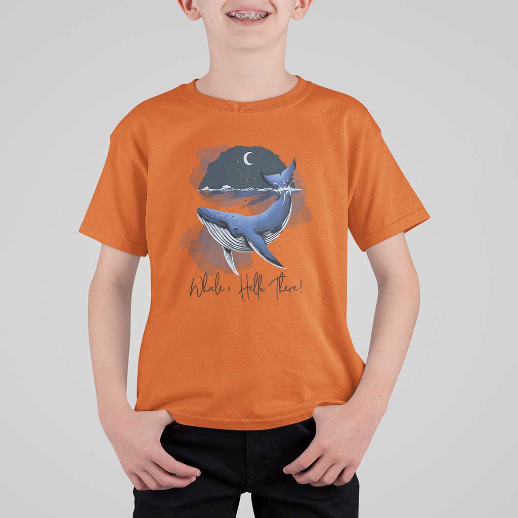 52-Hertz Whale Lover T Shirt For Kid Hello There Marine Biologist - Wonder Print Shop