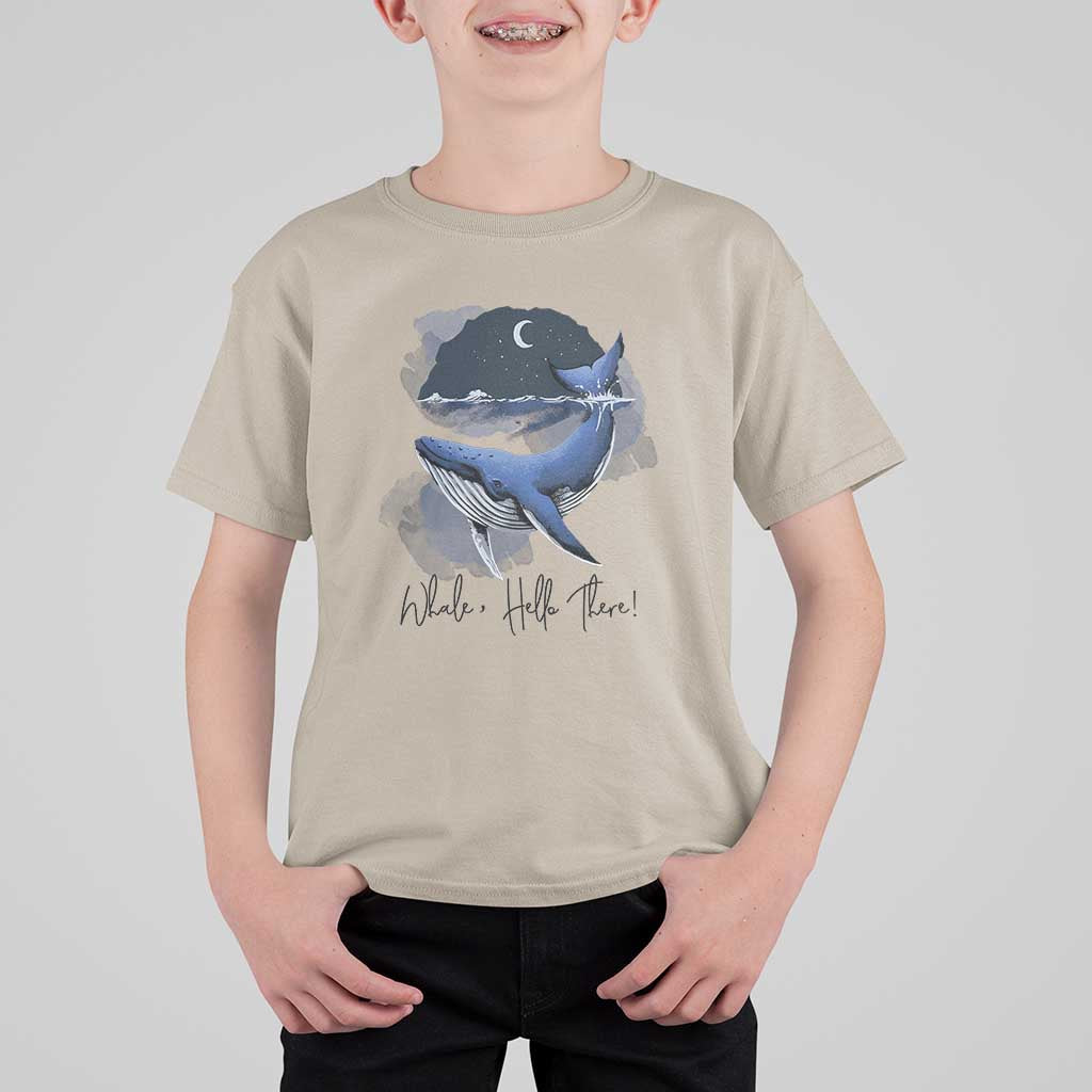 52-Hertz Whale Lover T Shirt For Kid Hello There Marine Biologist - Wonder Print Shop