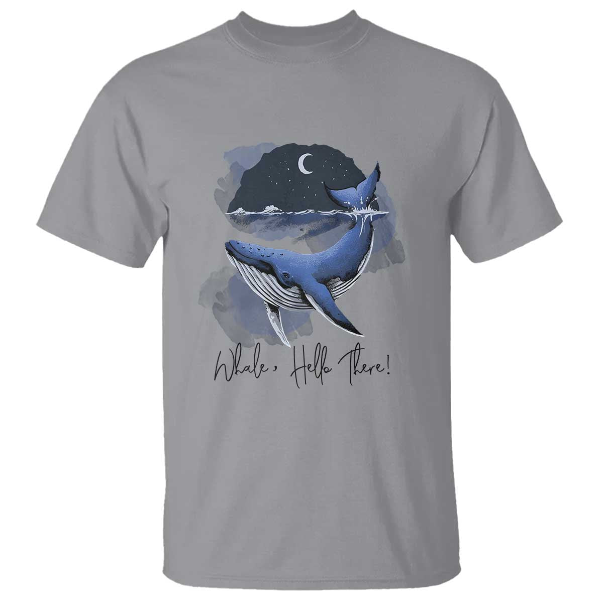 52-Hertz Whale Lover T Shirt Hello There Marine Biologist - Wonder Print Shop